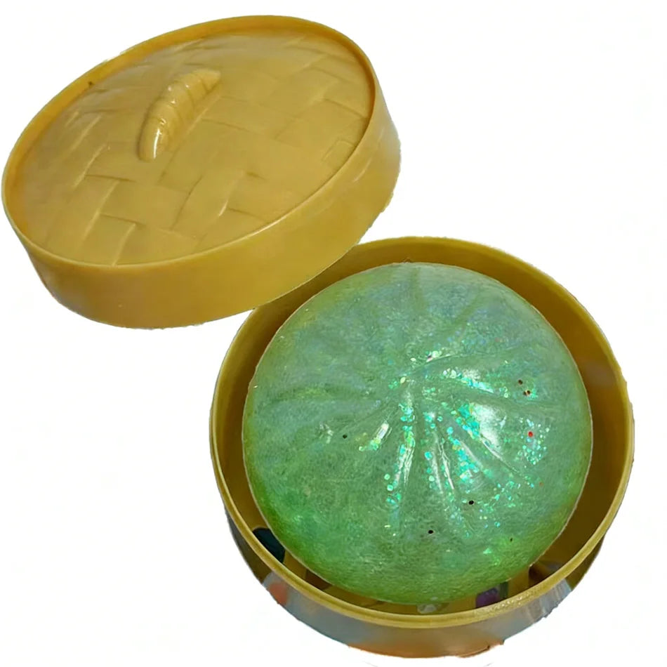 2 pcs Glitter Dumpling Squishy